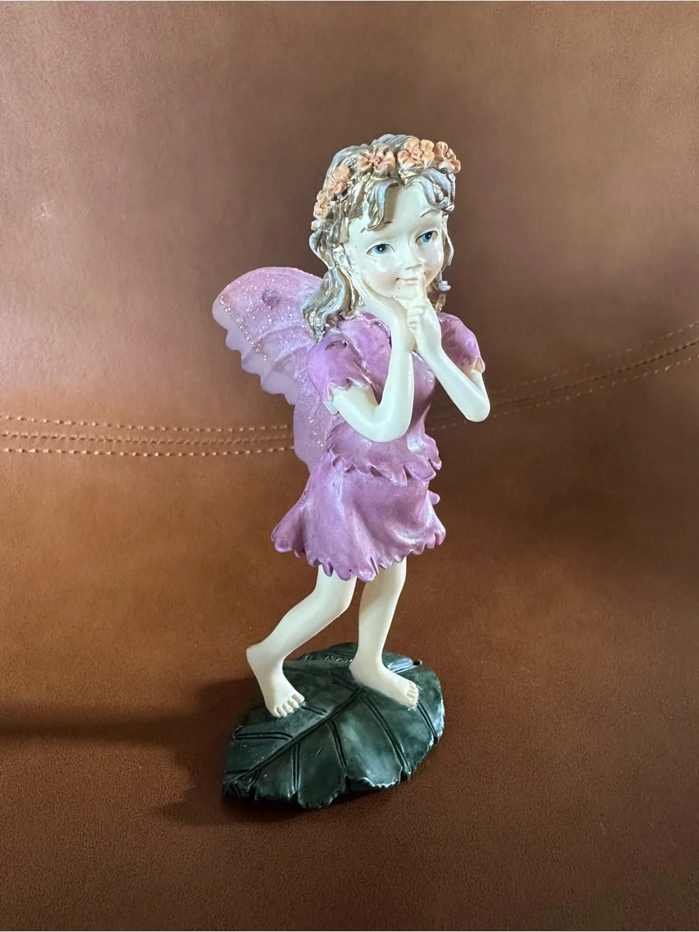 The Fairy Collection Secret Fairy #5581 Resin Fairy Figurine Pink Wings Boxed - Picture 5 of 11